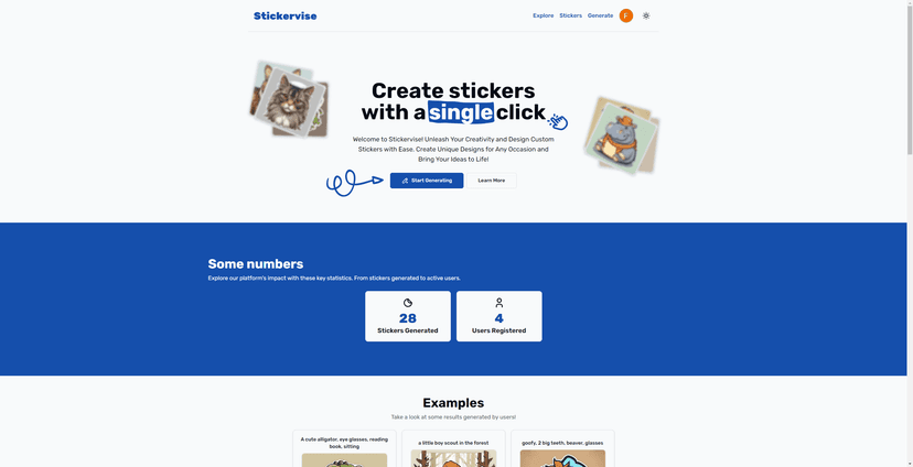 Stickervise